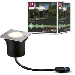Sale Paulmann LED-terassivalaisin Plug & Shine Floor, IP65, 3000K, 3.6W, ruostumaton teräs