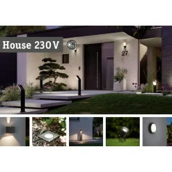 Best Paulmann LED-terassivalaisin , IP65, 50mm, 2200K, alumiini