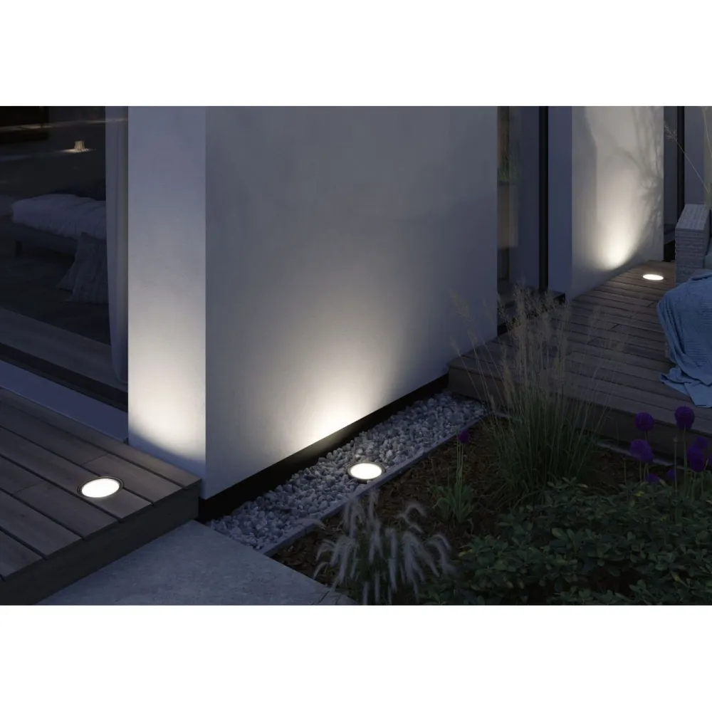 Discount Paulmann LED-terassivalaisin Ocos, IP67, 17.7cm, 3000K, antrasiitti