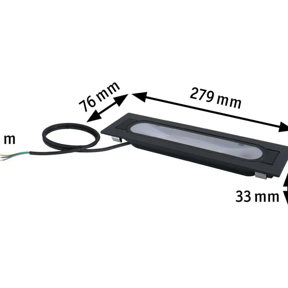 Best Paulmann LED-terassivalaisin Ito, IP67, 279x76mm, 3000K, antrasiitti