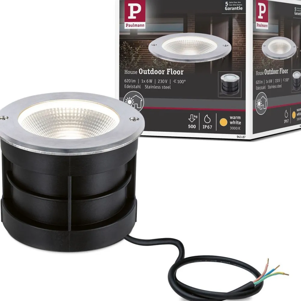 Sale Paulmann LED-terassivalaisin Floor, IP67, 12cm, 3000K, rst