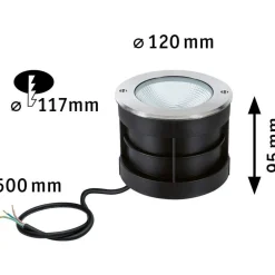 Sale Paulmann LED-terassivalaisin Floor, IP67, 12cm, 3000K, rst