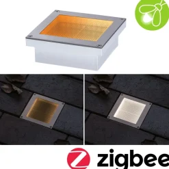 Clearance Paulmann LED-terassivalaisin Brick, Smart Home Zigbee 3.0, IP67, 10x10cm, säädettävä värilämpötila, rst