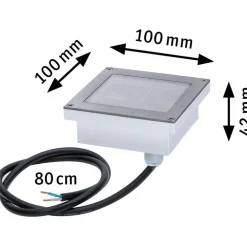 Clearance Paulmann LED-terassivalaisin Brick, Smart Home Zigbee 3.0, IP67, 10x10cm, säädettävä värilämpötila, rst