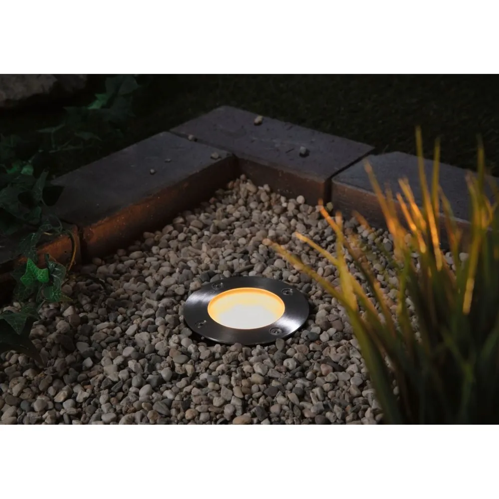 Hot Paulmann LED-terassivalaisin Plug & Shine, Smart Home Zigbee 3.0, IP65, säädettävä värilämpötila, musta