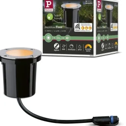 Hot Paulmann LED-terassivalaisin Plug & Shine, Smart Home Zigbee 3.0, IP65, säädettävä värilämpötila, musta