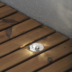 Outlet Konstsmide LED-terassivalaisinsarja Mini LED 7467-000 6x0.36W kuvulla teräs 6-osainen