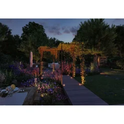 New Paulmann LED-terassivalaisinsarja Plug & Shine Floor, IP67, 2200K, 3x2W, hopea