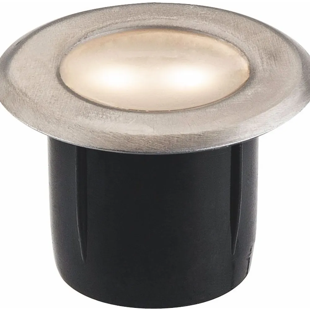 Clearance Malmbergs LED-terassivalosarja Kos 10x0.15W, IP67, harjattu teräs