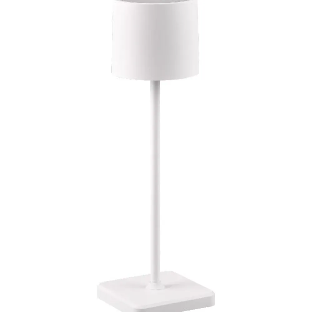 Clearance Trio LED-ulkopöytävalaisin Fernandez, ladattava
