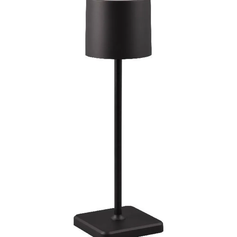 Clearance Trio LED-ulkopöytävalaisin Fernandez, ladattava