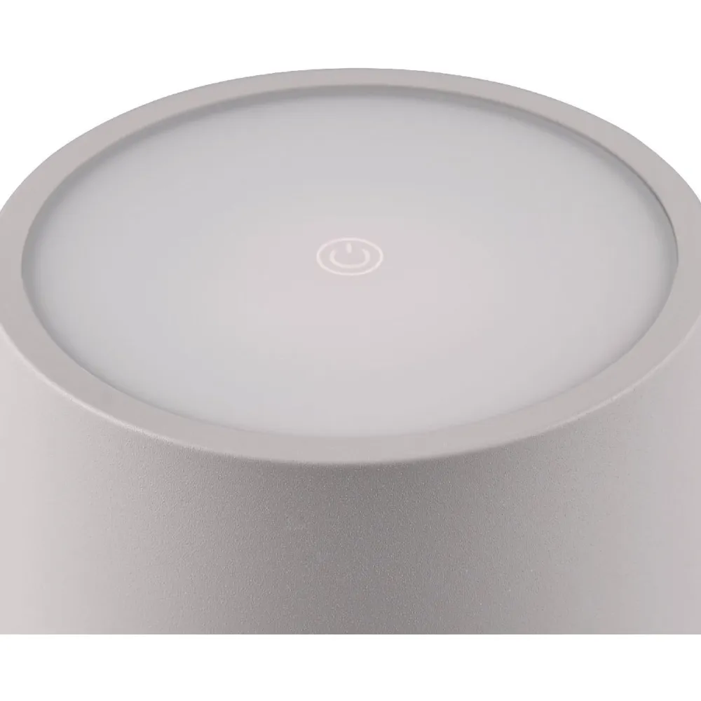 Clearance Trio LED-ulkopöytävalaisin Fernandez, ladattava