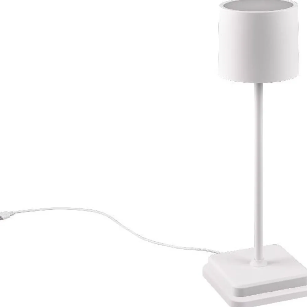 Clearance Trio LED-ulkopöytävalaisin Fernandez, ladattava