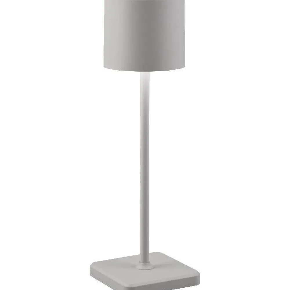Clearance Trio LED-ulkopöytävalaisin Fernandez, ladattava
