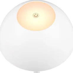 Clearance Trio LED-ulkopöytävalaisin Ricardo, mattavalkoinen, ladattava
