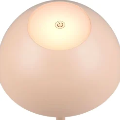Clearance Trio LED-ulkopöytävalaisin Ricardo, mattavalkoinen, ladattava
