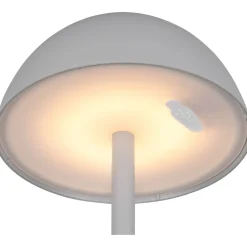 Clearance Trio LED-ulkopöytävalaisin Ricardo, mattavalkoinen, ladattava