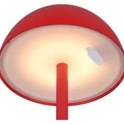 Clearance Trio LED-ulkopöytävalaisin Ricardo, mattavalkoinen, ladattava