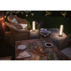 Online Paulmann LED-ulkovalaisin Plug & Shine Basket, 60cm, IP44, 3000K, ruskea