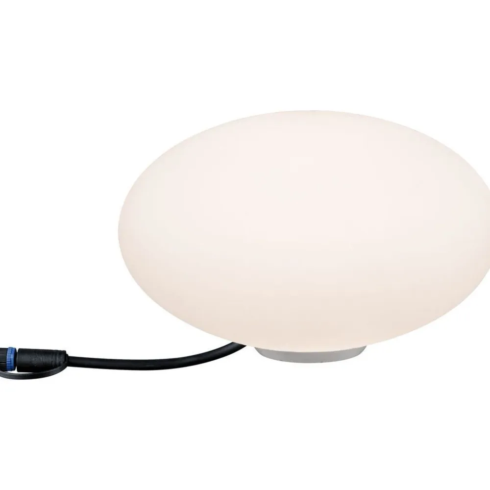 Outlet Paulmann LED-ulkovalaisin Plug & Shine Stone, IP67, 3000K, valkoinen