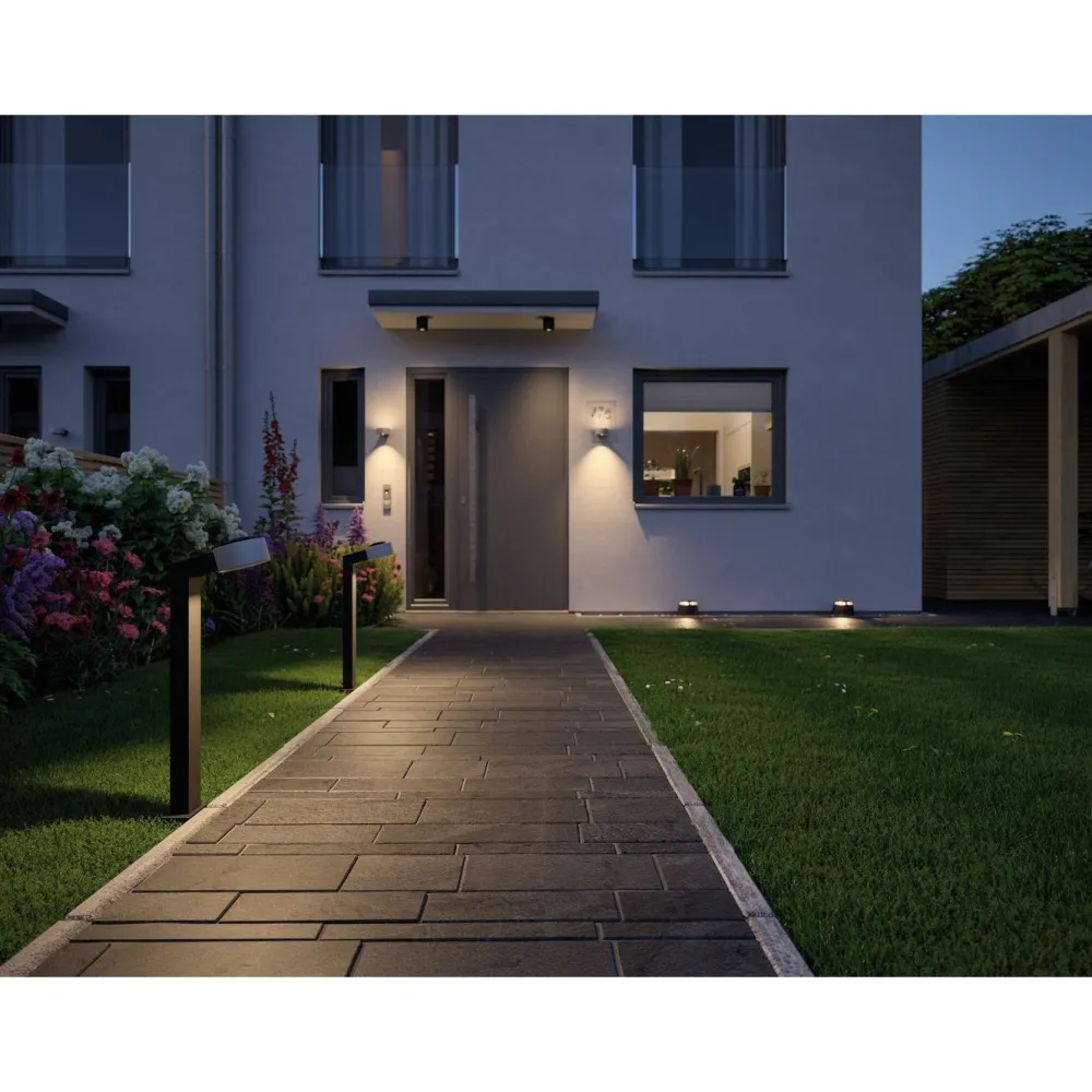 Clearance Paulmann LED-ulkovalaisin Plug & Shine, IP67, 3000K, pinta-asennettava, antrasiitti
