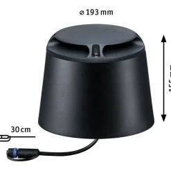 Clearance Paulmann LED-ulkovalaisin Plug & Shine, IP67, 3000K, pinta-asennettava, antrasiitti