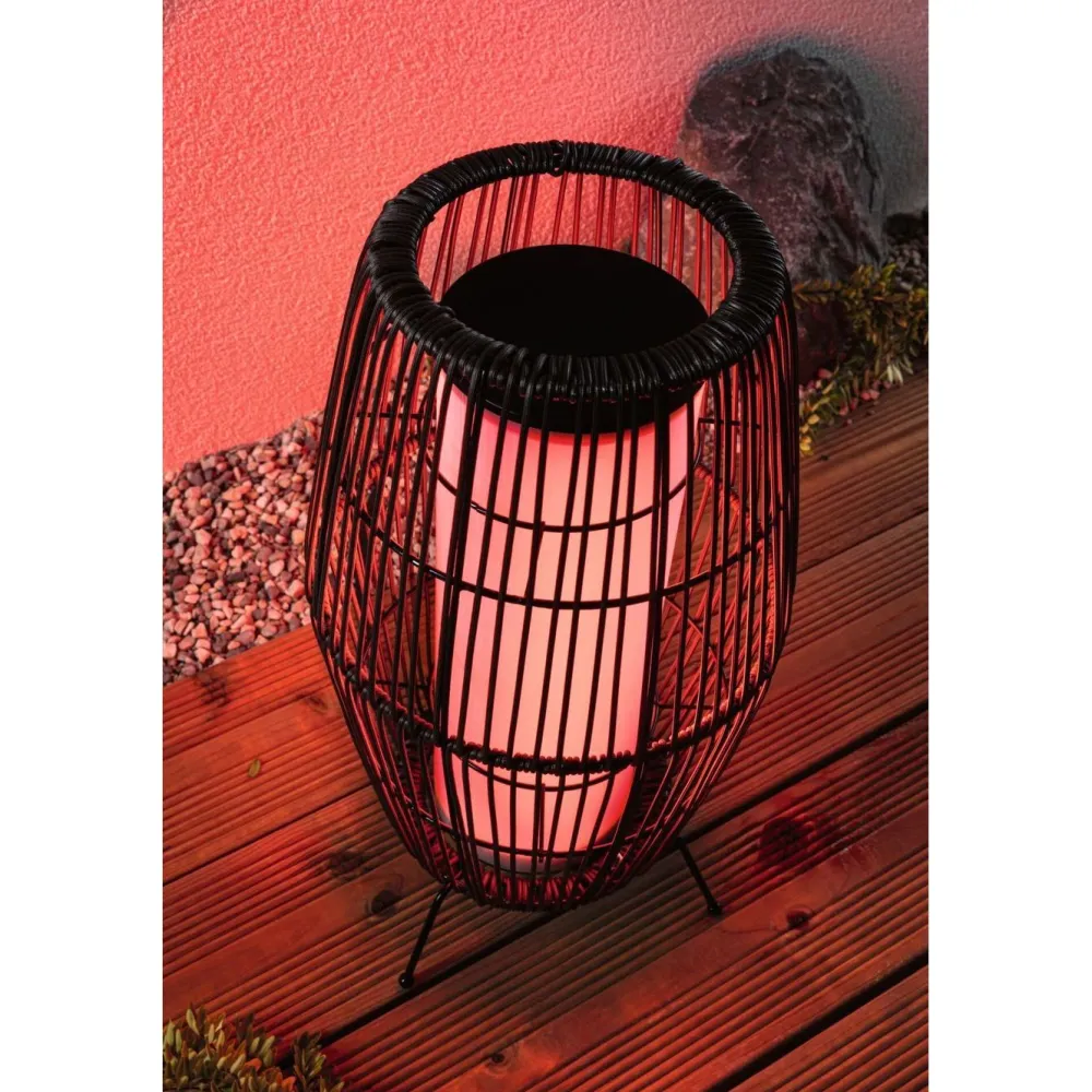 Sale Paulmann LED-ulkovalaisin Plug & Shine Basket, Smart Home Zigbee 3.0, IP44, RGBW, musta