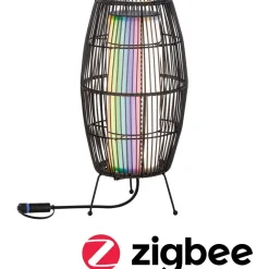 Sale Paulmann LED-ulkovalaisin Plug & Shine Basket, Smart Home Zigbee 3.0, IP44, RGBW, musta