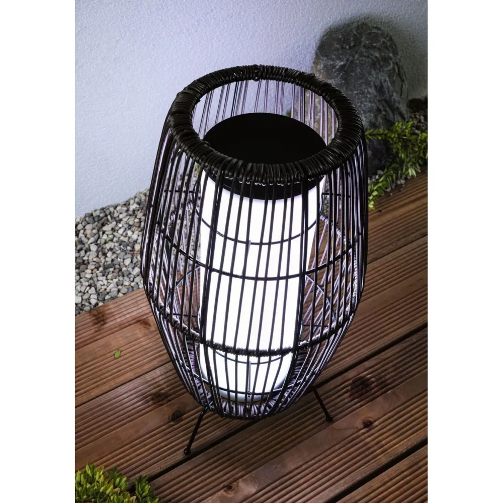 Sale Paulmann LED-ulkovalaisin Plug & Shine Basket, Smart Home Zigbee 3.0, IP44, RGBW, musta