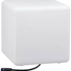 Outlet Paulmann LED-ulkovalaisin Plug & Shine Cube, IP67, 3000K, valkoinen