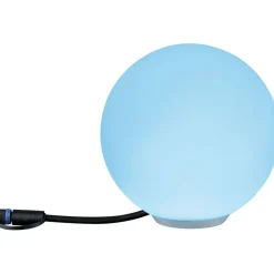 Clearance Paulmann LED-ulkovalaisin Plug & Shine Globe, Smart Home Zigbee 3.0, IP65, RGBW+, valkoinen