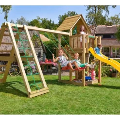 Jungle Gym Leikkikeskus Cubby ja Climb Module X'tra sis. liukumäen