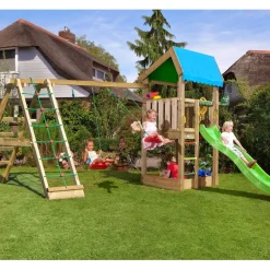 Discount Jungle Gym Leikkikeskus Home ja Climb Module X'tra sis. liukumäen