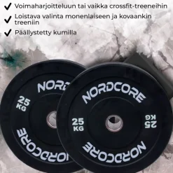 Discount Nordcore Levypainot Bumper Core 10kg, pari