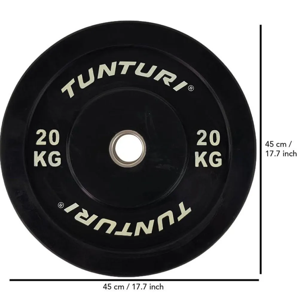Hot Tunturi Levypaino 20 kg musta