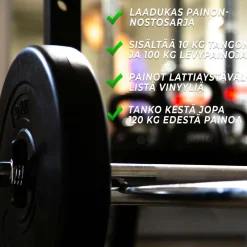 Discount Fit'n Shape Levytankosarja 110kg, musta