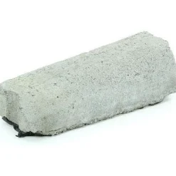 Hot Rudus Liimattava madalluskivi 12>8 cm vasen 390x130 mm sileä harmaa