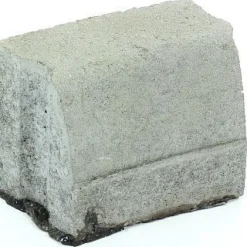 Hot Rudus Liimattava reunakivi kaarre R1000 kovera 195x130x160 mm sileä harmaa