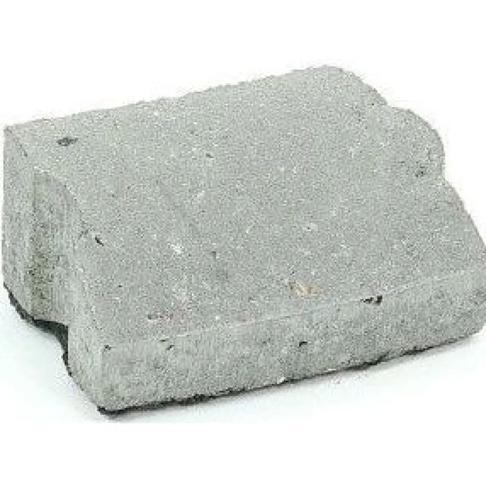 Rudus Liimattava reunakivi kaarre R1000 kupera 195x130x80 mm sileä harmaa