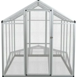 Discount FinePRICE Lintuhäkki, alumiini, 178x242x192cm