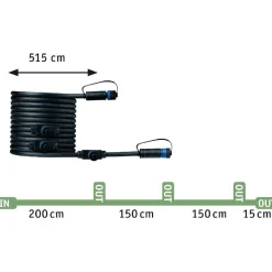 Hot Paulmann Lisäsarja Plug & Shine Mini maavalaisimille Ø55mm 3-osainen teräs
