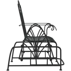 Sale FinePRICE Liukujalkapenkki 61 cm musta teräs