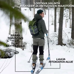 Trekker Liukulumikengät 145cm