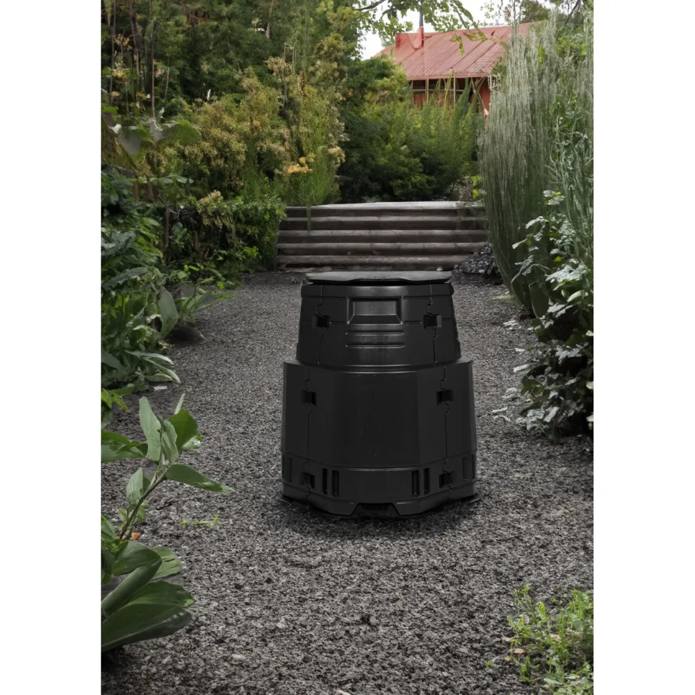 Greenline Lämminkomposti Master 375 L -15°C musta