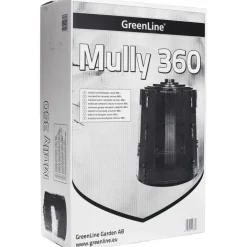 Discount Greenline Lämminkomposti Mully 360 L -15°C musta