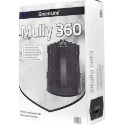 Discount Greenline Lämminkomposti Mully 360 L -15°C musta