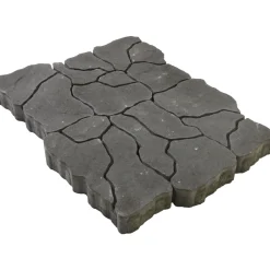 Discount Lakka Rakennustuotteet Loimuliuskekivi Lakka 80 264x490 mm hiilenmusta