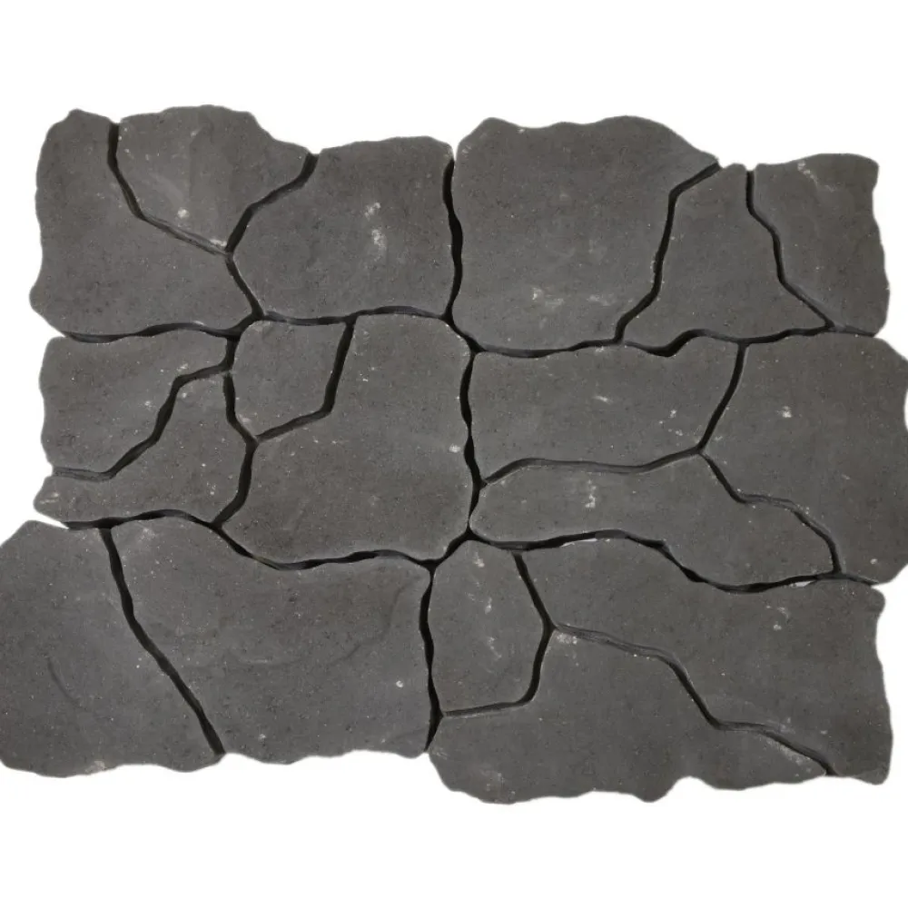 Discount Lakka Rakennustuotteet Loimuliuskekivi Lakka 80 264x490 mm hiilenmusta
