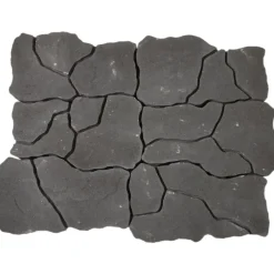 Discount Lakka Rakennustuotteet Loimuliuskekivi Lakka 80 264x490 mm mustavalkoinen