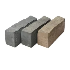 Lakka Rakennustuotteet Loimureunakivi Lakka 100x140x351 mm mustavalkoinen